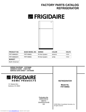 Frigidaire FRT18NNGD1 Factory Parts Catalog