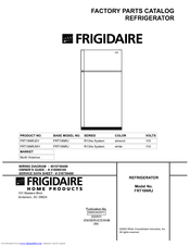 Frigidaire FRT18NRJD1 Factory Parts Catalog