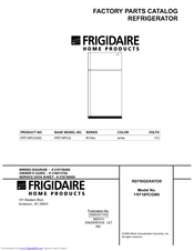 Frigidaire FRT18PCGW0 Factory Parts Catalog