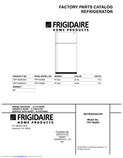 Frigidaire FRT18QBG Factory Parts Catalog