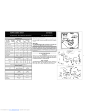 Frigidaire FRT18SJGW0 Service Data Sheet