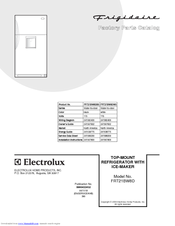 Frigidaire FRT21BW8DW0 Factory Parts Catalog