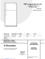 Frigidaire FRT21FG4C Factory Parts Catalog