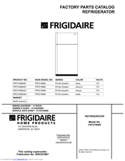 Frigidaire FRT21NNHB1 Factory Parts Catalog