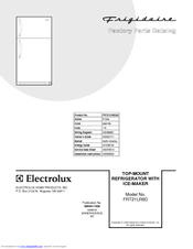 Frigidaire FRT21LR8D Factory Parts Catalog