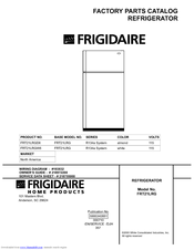 Frigidaire FRT21LRG Factory Parts Catalog