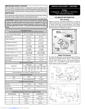 Frigidaire FRT21P5AW0 Service Data Sheet