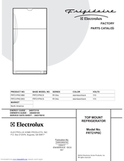 Frigidaire FRT21P6CSB0 Factory Parts Catalog