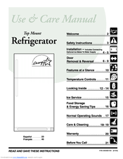 Frigidaire FRT21P5AQ2 Use & Care Manual