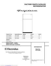 Frigidaire FRT21PRHD7 Factory Parts Catalog