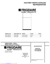 Frigidaire FRT21QRCD5 Factory Parts Catalog