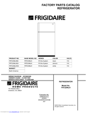 Frigidaire FRT22INLH Factory Parts Catalog