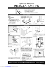 Frigidaire FRT22KR4JW0 Installation Tips