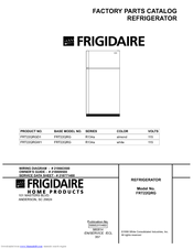Frigidaire FRT22QRG Factory Parts Catalog