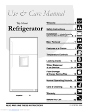 Frigidaire GLRT218WDK9 Use & Care Manual