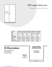 Frigidaire GLHS68EFB1 Factory Parts Catalog