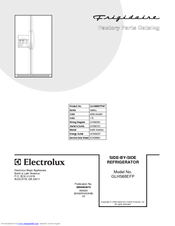 Frigidaire GLHS68EFP Factory Parts Catalog