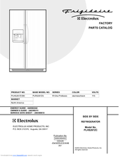 Frigidaire PLHS267ZC Factory Parts Catalog