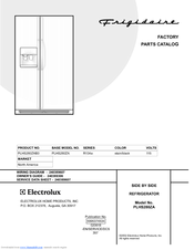 Frigidaire PLHS280ZA Factory Parts Catalog