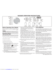 Frigidaire ATF7000ES1 Operating Instructions Manual