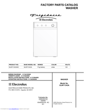 Frigidaire GLWY1343AS0 Factory Parts Catalog