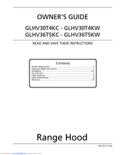Frigidaire GLHV36T5KC Owner's Manual