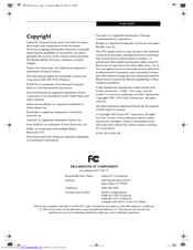 Fujitsu Lifebook C2010 User Manual