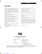 Fujitsu LifeBook P1000 User Manual