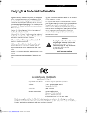 Fujitsu FPCM20654 User Manual