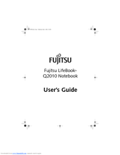 Fujitsu LifeBook Q2010 User Manual