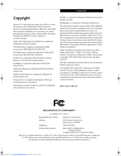 Fujitsu Lifebook S2010 User Manual