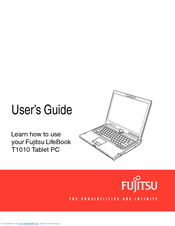Fujitsu T1010 - LifeBook Tablet PC User Manual