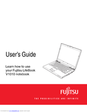 Fujitsu V1010 - LifeBook - Core 2 Duo 1.6 GHz User Manual