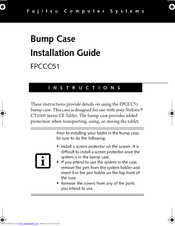 Fujitsu Stylistic CE CT2000 Series Installation Manual