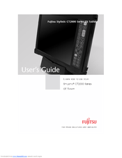 Fujitsu Stylistic CE CT2000 Series User Manual
