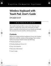 Fujitsu FPCKB51A1P User Manual