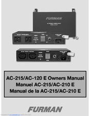 Furman AC-210 Owner's Manual