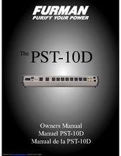 Furman PST-10D Owner's Manual