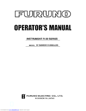 Furuno FI-3002-LOG Operator's Manual