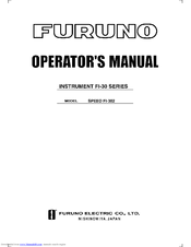 Furuno FI-302 Operator's Manual