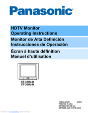 Panasonic CT-36HL44 Operating Instructions Manual