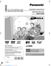 Panasonic DIGA DMR-E85 Operating Instructions Manual