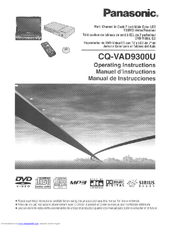Panasonic CQ-VAD9300U Operating Manual