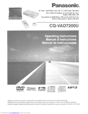 Panasonic CQ-VAD7200U Operating Manual