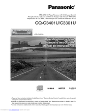 Panasonic CQC3301U - AUTO RADIO/CD DECK Operating Instructions Manual
