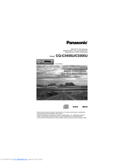 Panasonic CQ-C3405U Operating Instructions Manual