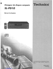 Panasonic SLPD10 - COMPACT DISC CHANGER Operating Manual