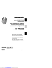 Panasonic RP-WH5000 Operating Instructions Manual