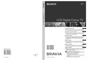 Sony Bravia KDL-40T26 Series Operating Instructions Manual