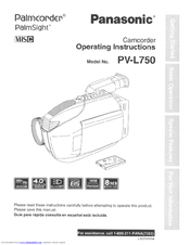 panasonic palmcorder vhs c manual